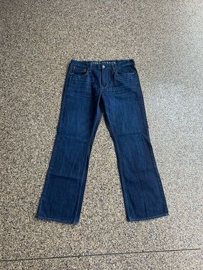 American Eagle Outfitters Men’s Dark Blue Bootcut Jeans